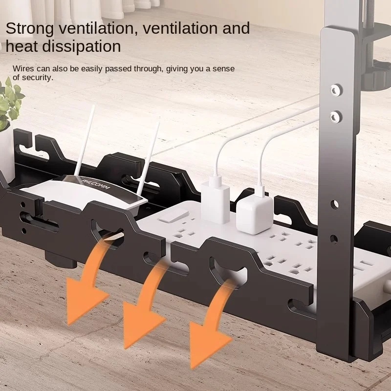 Cable Tray Under Desk - Unterbau-Metallkabelablage für die Kabelaufbewahrung im Büro