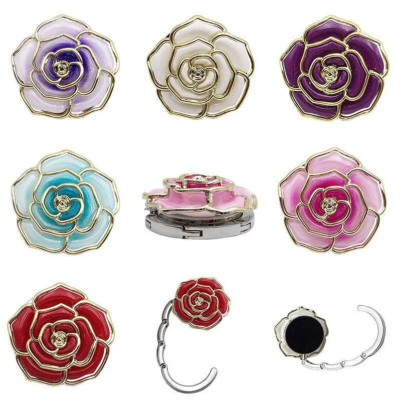 Office Furniture Installation - Tragbare Klapptisch Tasche Haken Blumen form