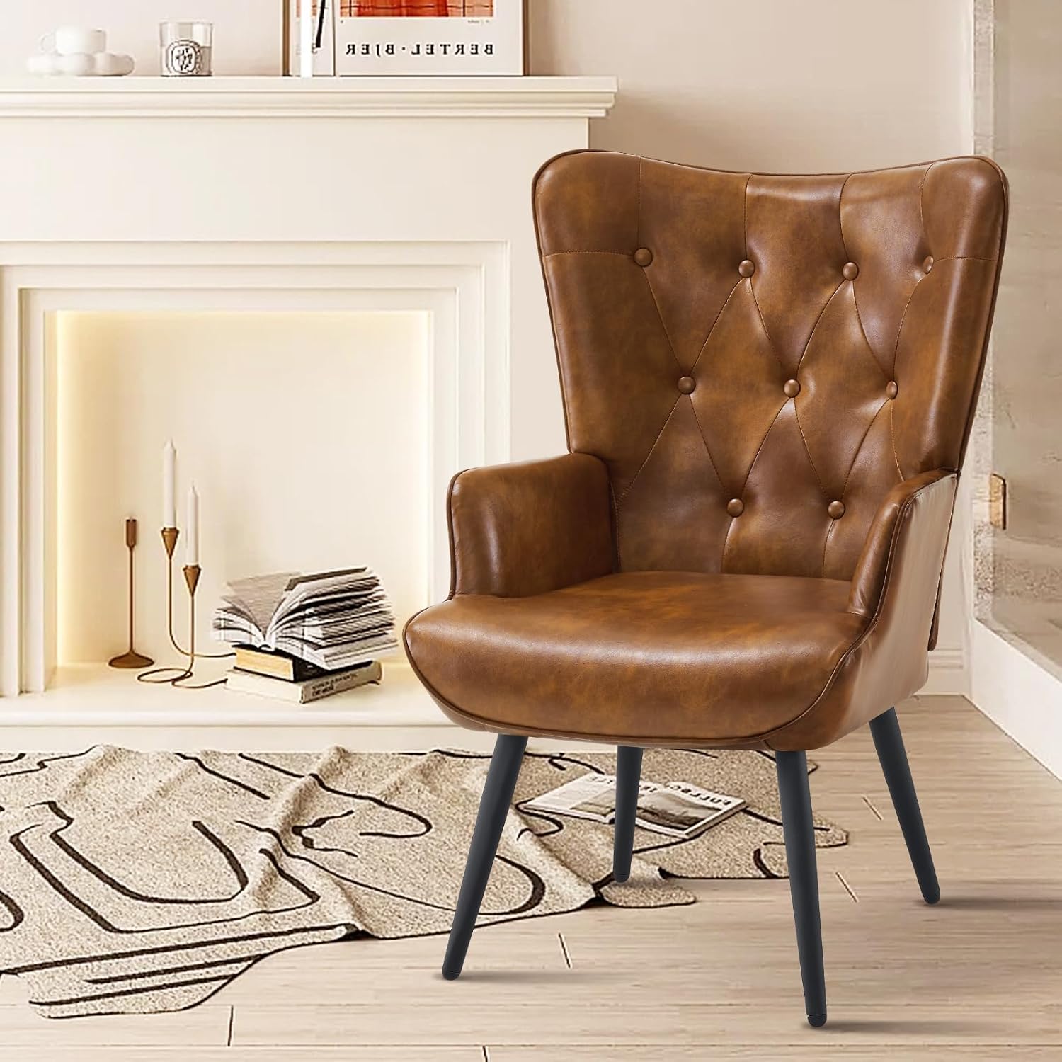 Office Furniture Custom - Mid-Century Moderner Akzentstuhl, bequemer Sessel für
