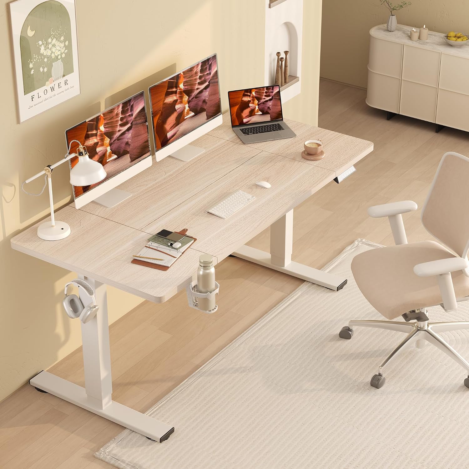 Weißer Elektrisch Höhenverstel – Office Furniture Custom Bewertung und Preis