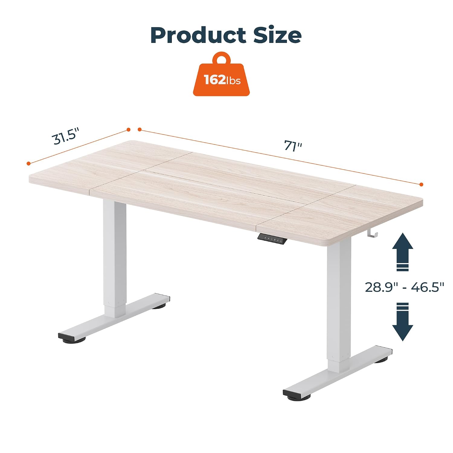 Weißer Elektrisch Höhenverstel – Office Furniture Custom Bewertung und Preis