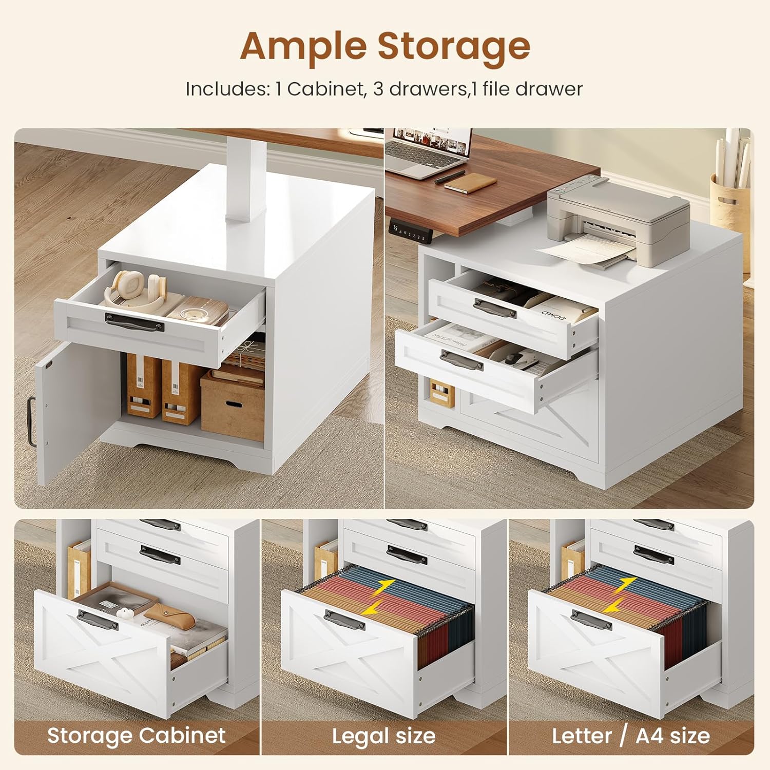 L-förmiger Stehschreibtisch, h – Office Furniture Custom Bewertung und Preis