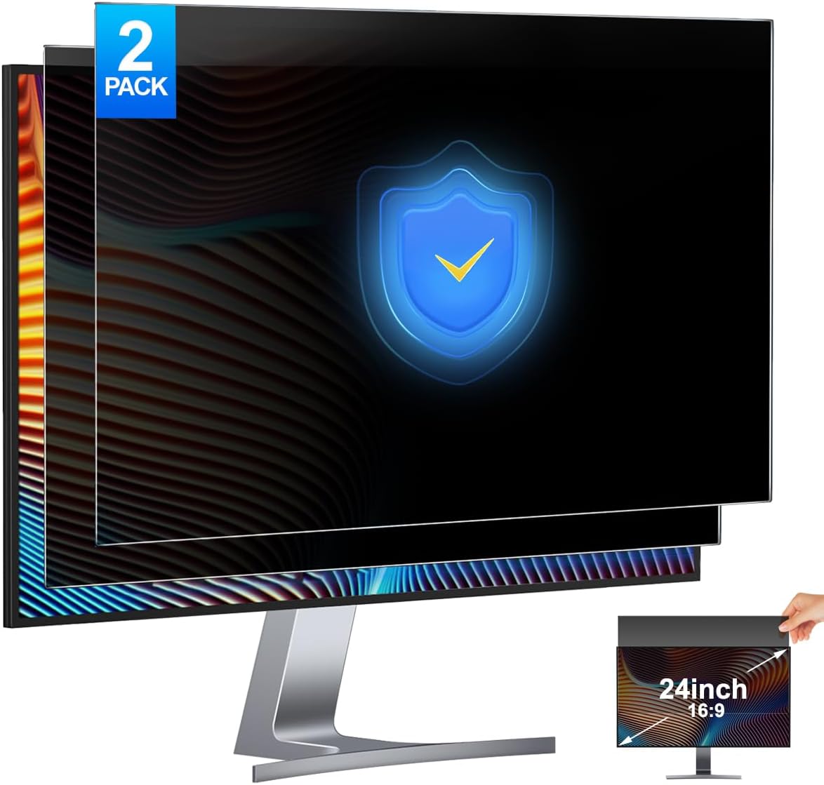 2er-Pack 24-Zoll-Computer-Sich – Monitor Privacy Filter Bewertung und Preis