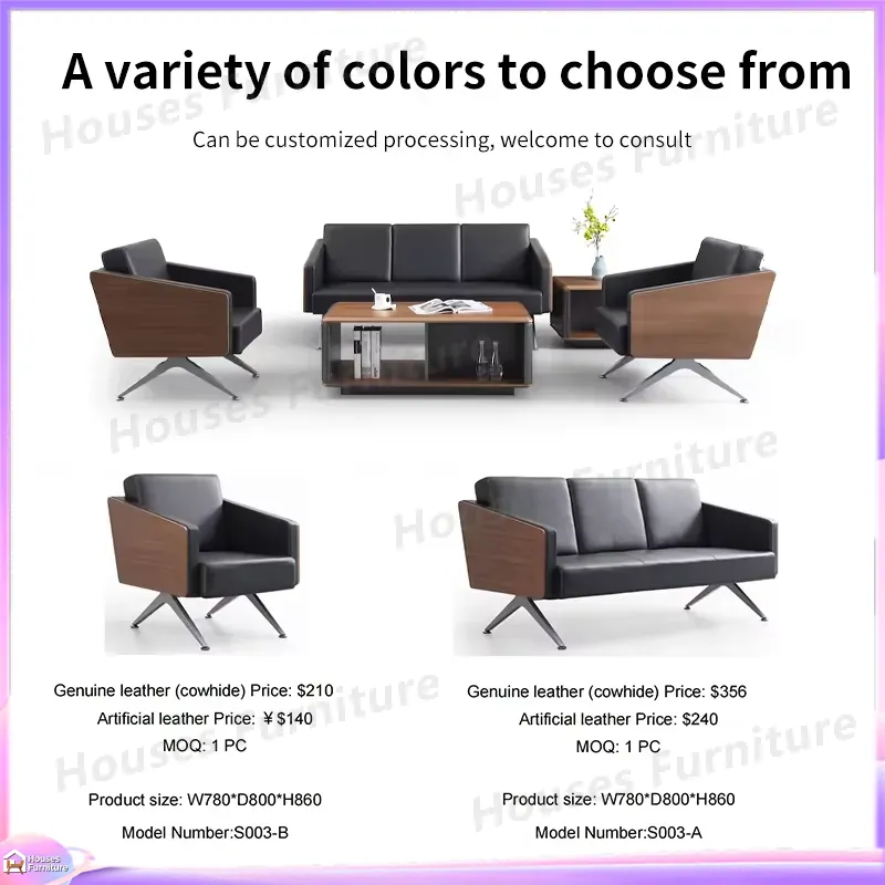 Modernes 3-Sitzer Bürosofa aus – Office Furniture Custom Bewertung und Preis