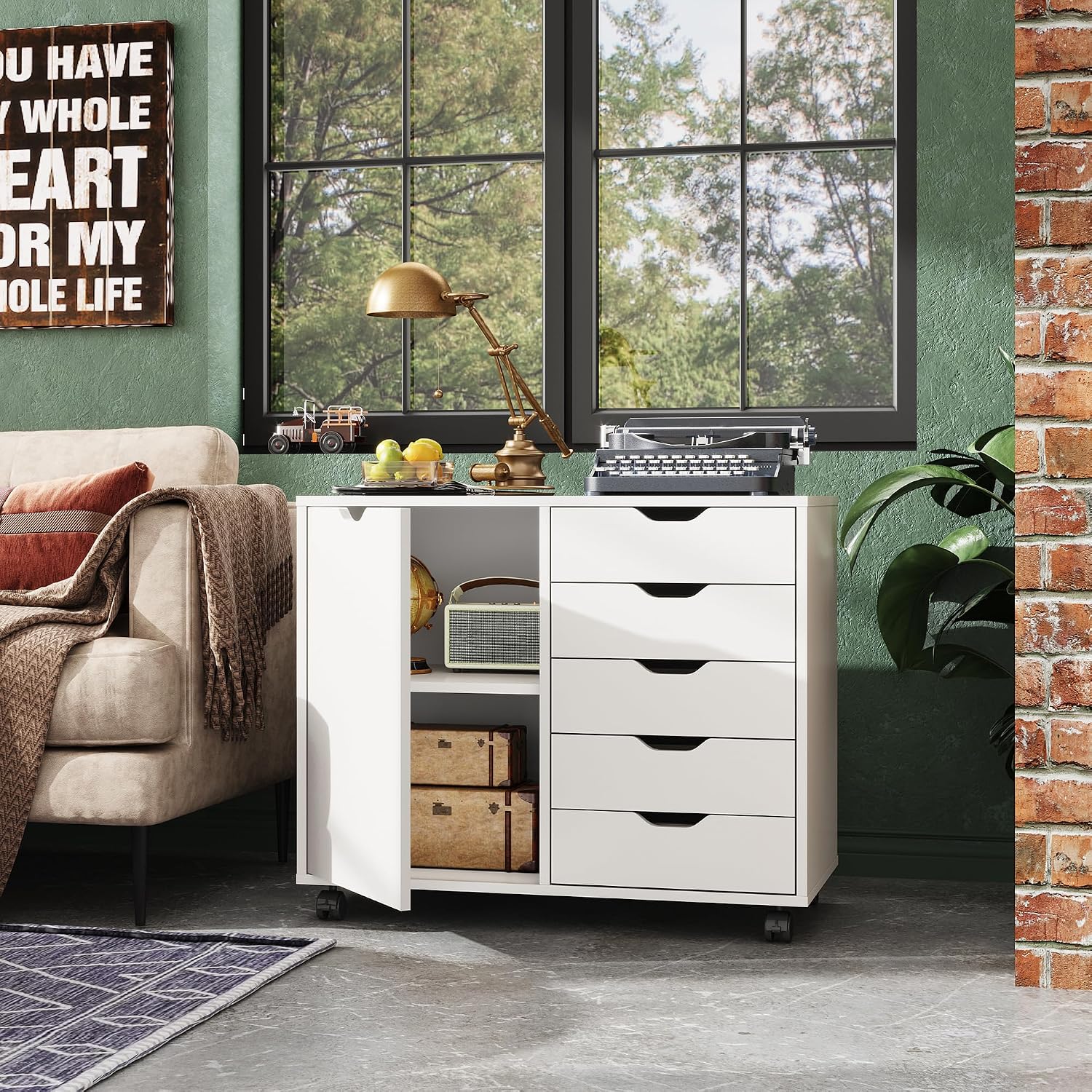 5-Schubladen-Holzschrank, Büro – Office Furniture Custom Bewertung und Preis