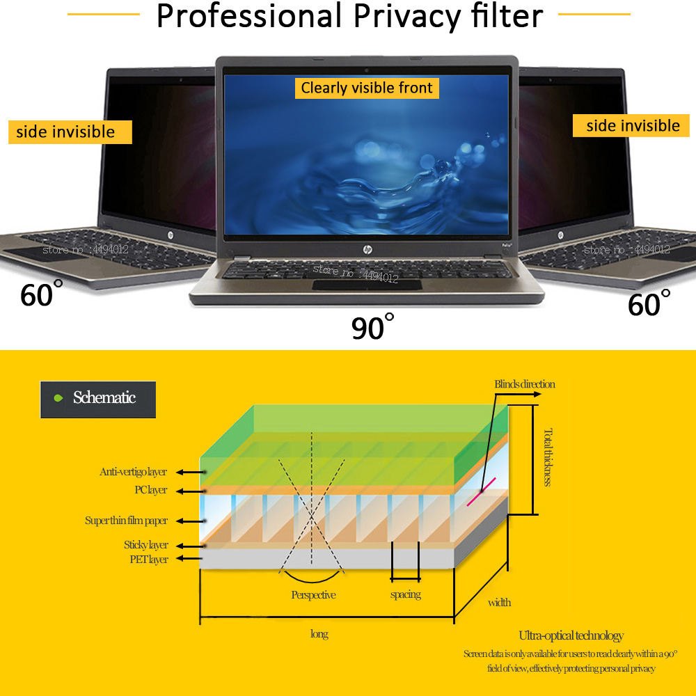 24 Zoll 532 mm * 299 mm 16:9 C – Monitor Privacy Filter Bewertung und Preis